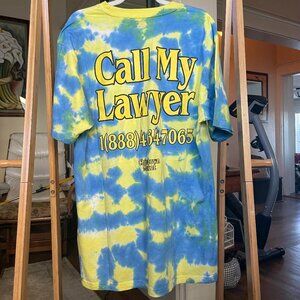 Chinatown Market XL Tie-Dye Tee "Call My Lawyer"